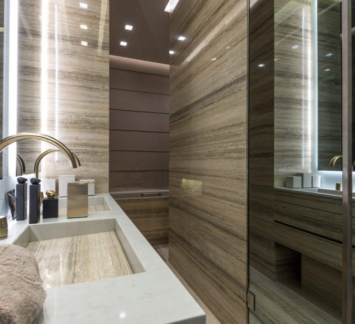 Carrelage gres cerame salle de bain à Hyères - Salle de bain & faïence