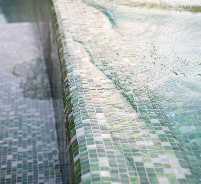 Mosaique piscine à Hyères
