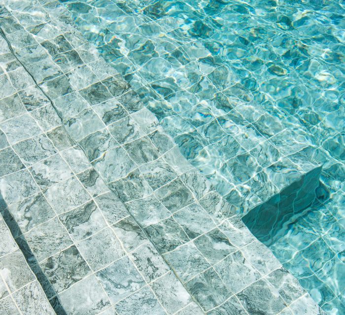 Mosaique piscine à Hyères