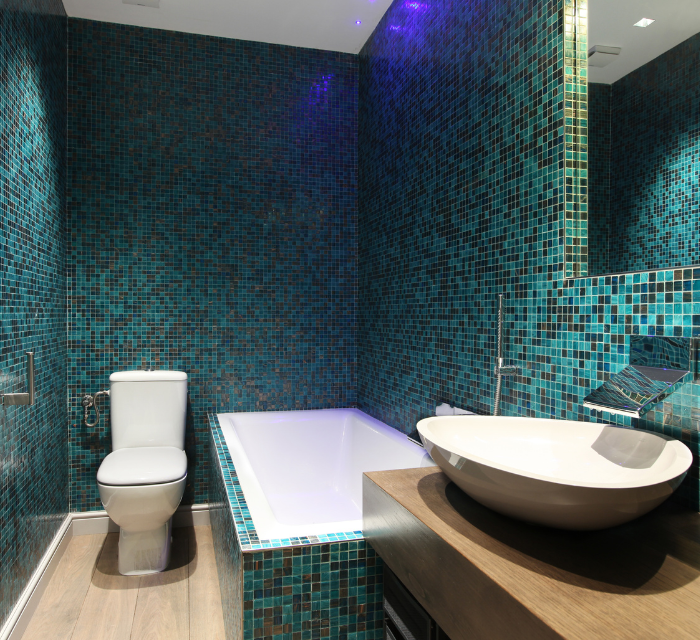 Mosaique salle de bain à Hyères - Salle de bain & faïence