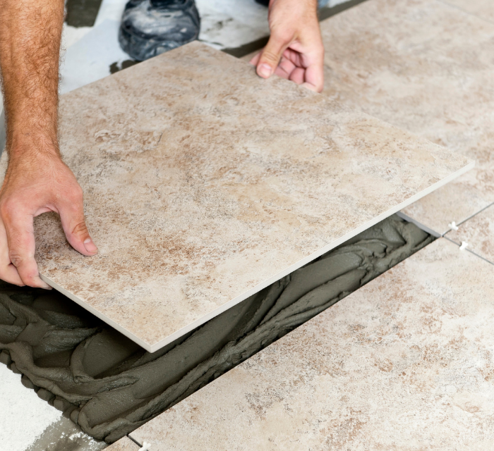 Pose de carrelage gres cerame à Hyères