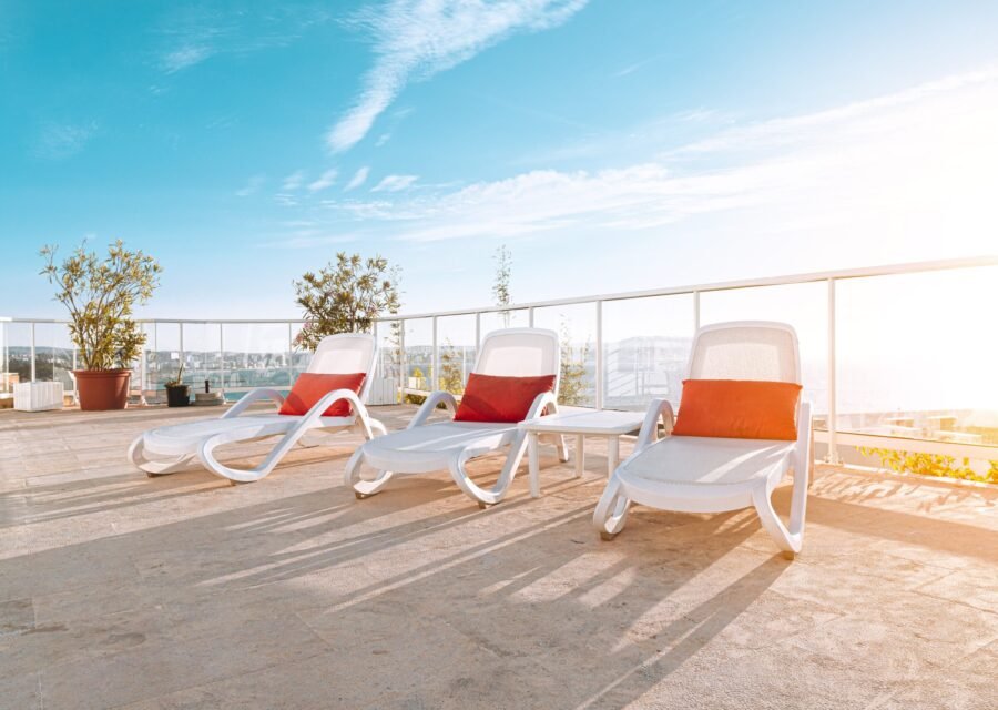Travertin terrasse à Hyères